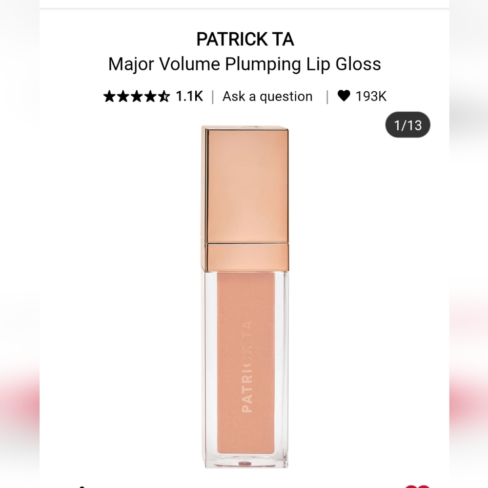 Major Volume Plumping Lip Gloss  Superficial Beige - Full Size